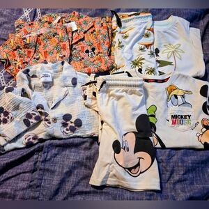 Disney Mickey Mouse 2 Piece Outfits